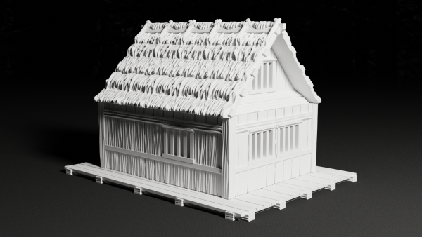 Asiatisches Bauernhaus